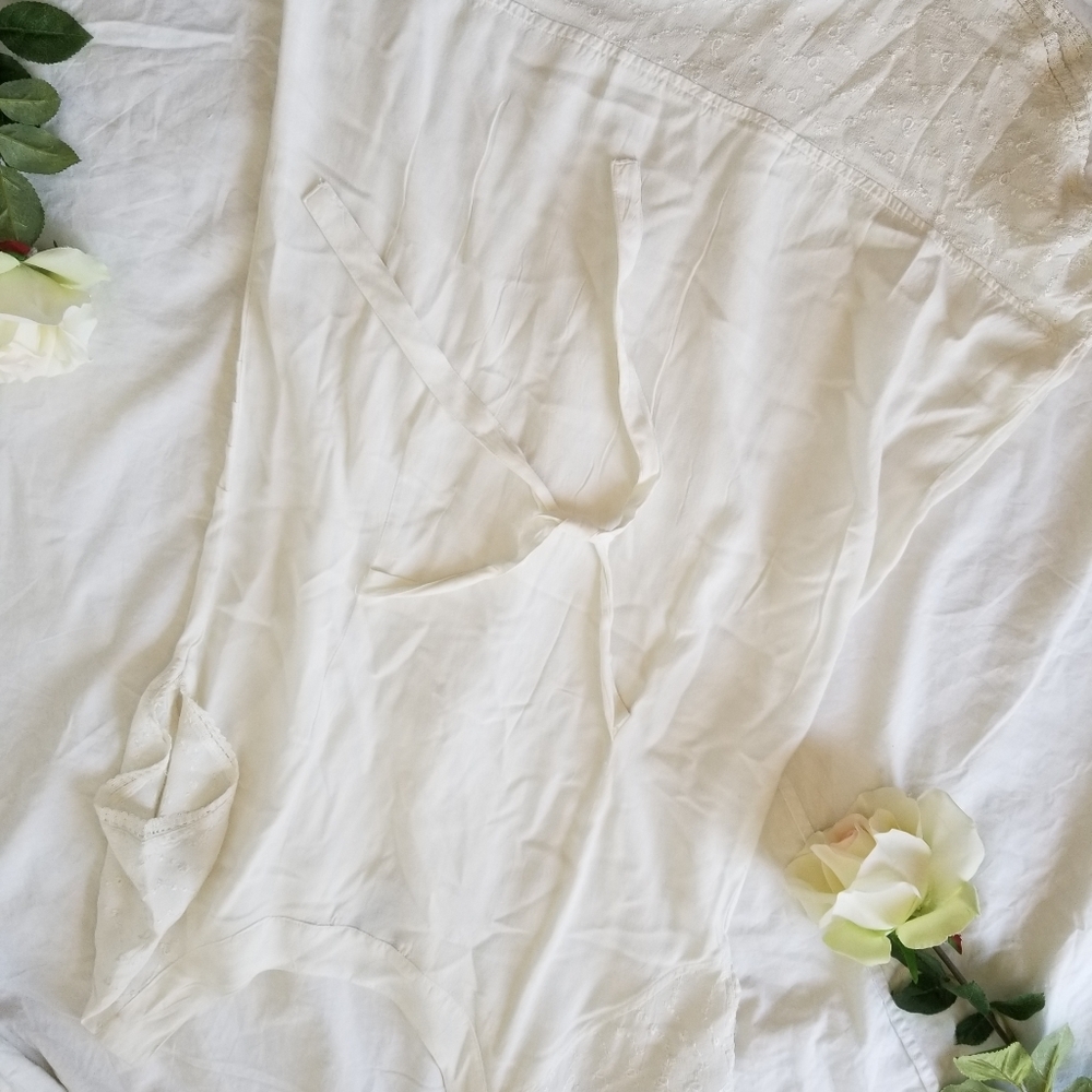 White boho cottage dream dress K7 - Picture 9 of 16